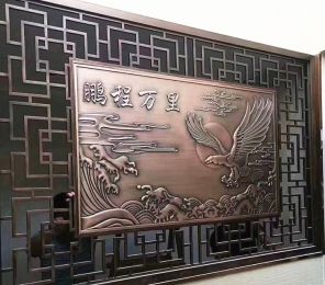 中式花格屏風